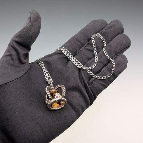 1979年 英国ヴィンテージ 王冠型ペンダント ネックレス付 GDM